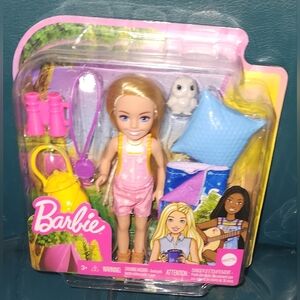NEW Barbie Chelsea Camping Playset 6" doll with accessories UNSEALED